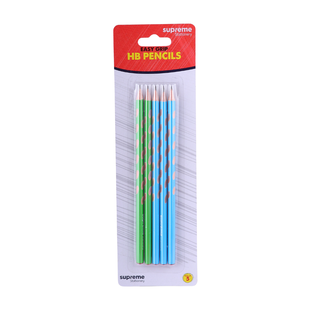 EASY GRIP HB PENCIL 5PC (HB-0734)