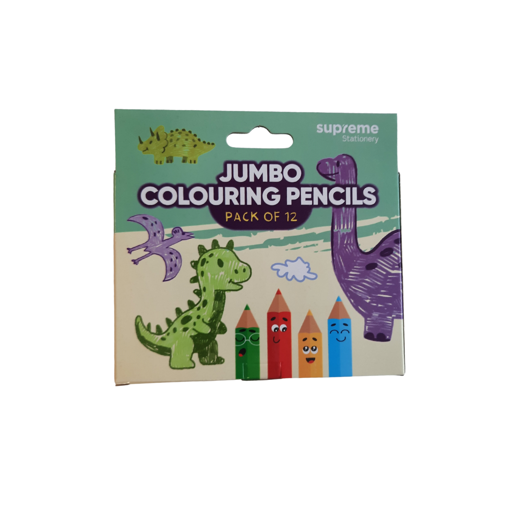 JUMBO HALF COLOUR PENCIL PK12 (CP-1090)