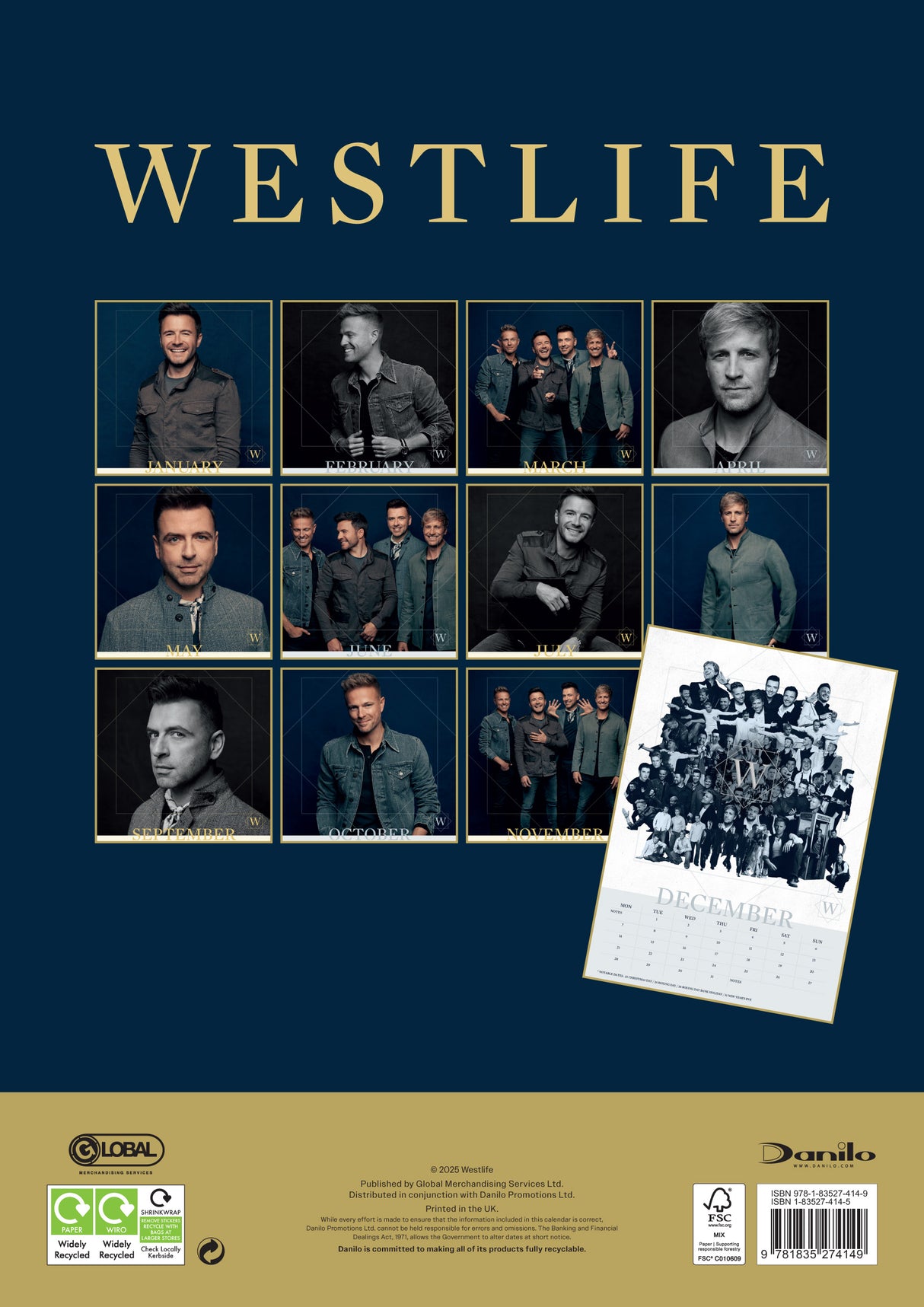 WESTLIFE 2026 A3 CAL (4149)