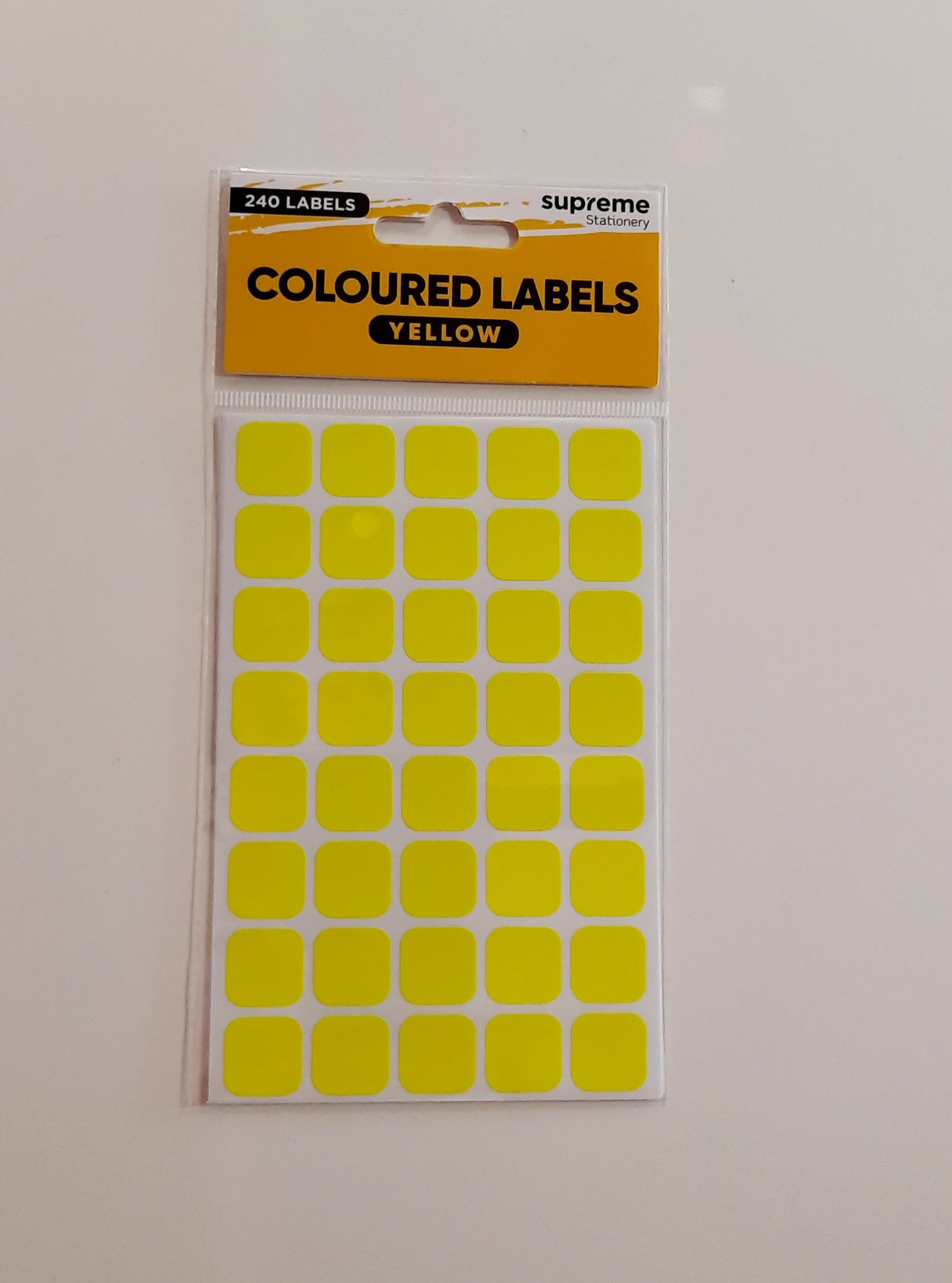 COLOUR LABELS YELLOW 95X145MM (LB-1489)