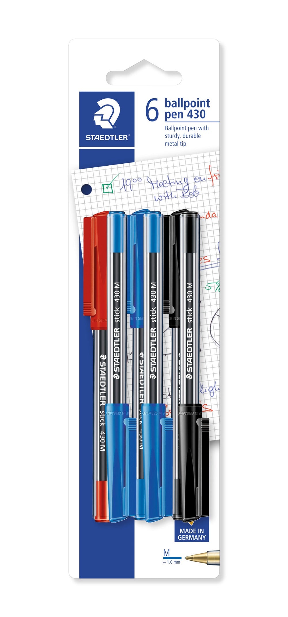 STAEDTLER PENS ASSORTED 6PK (430MSBK6D)
