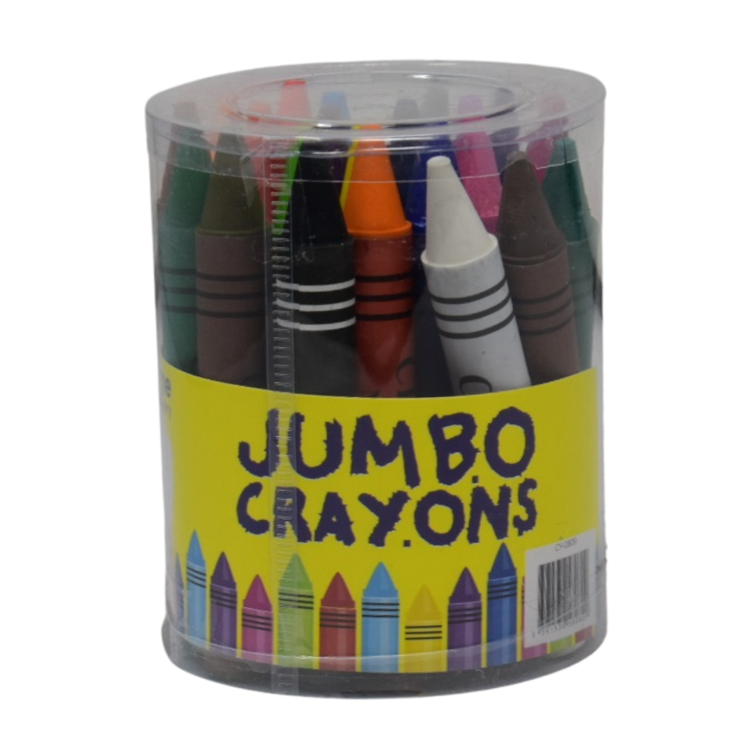CRAYONS JUMBO TUB 24PK (CY-0809)