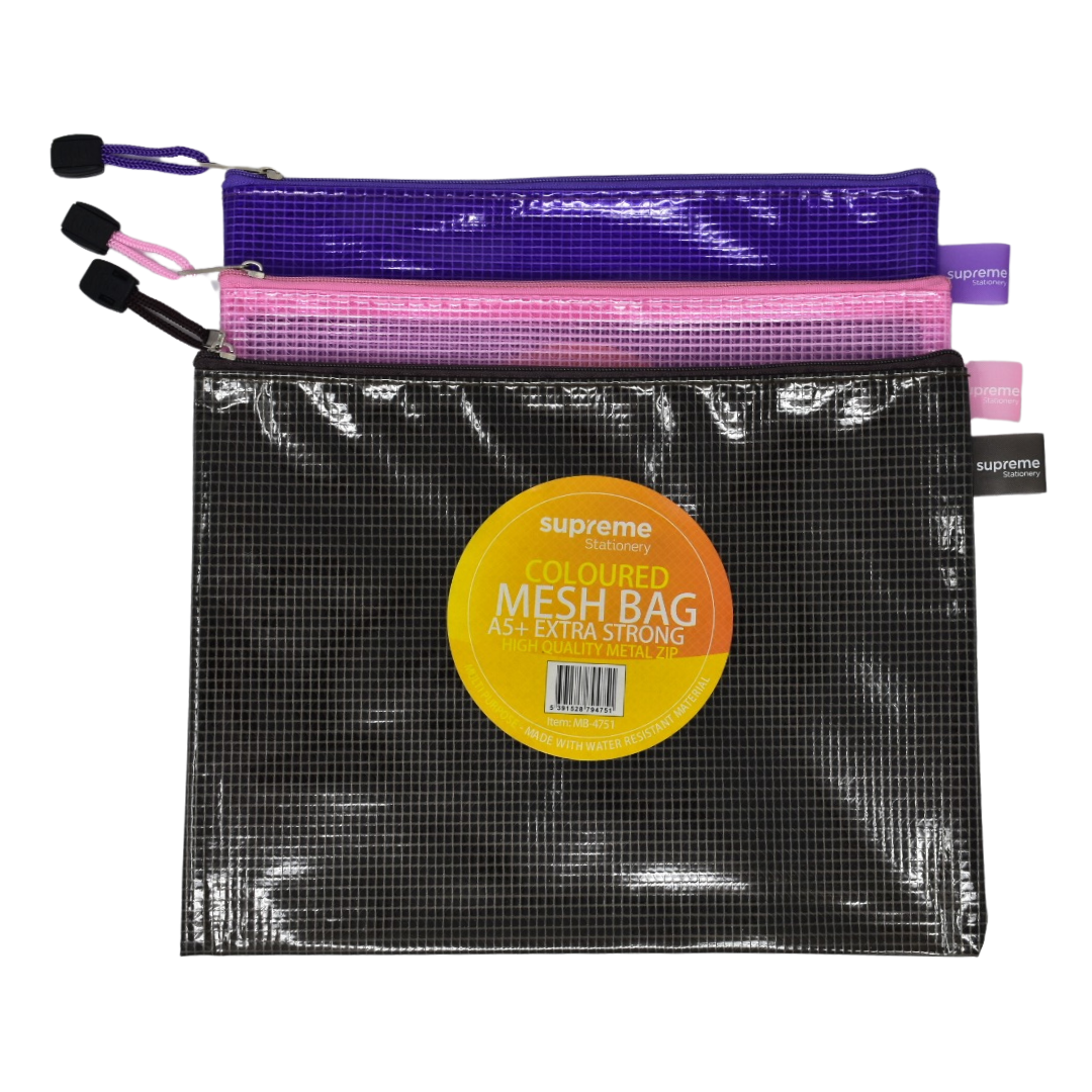 MESH BAG A5+ COLOURED 50MIC (MB-4751)