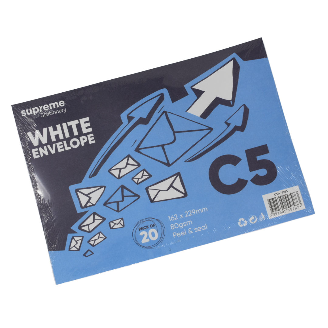 ENVELOPE C5 WHITE 20PK (C5W-7973)