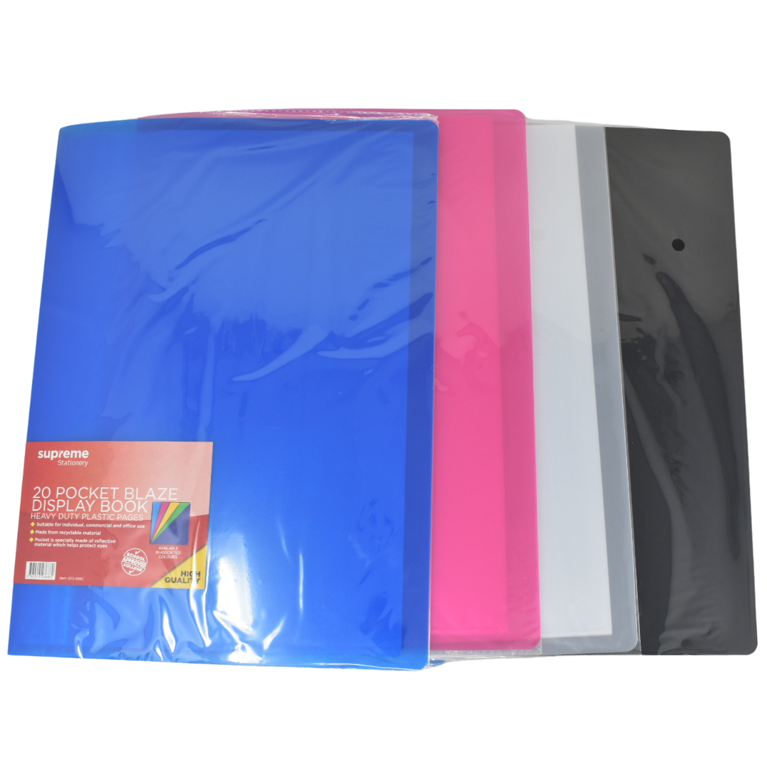 DISPLAY BOOK 20 POCKET ASST (QF2-6882)