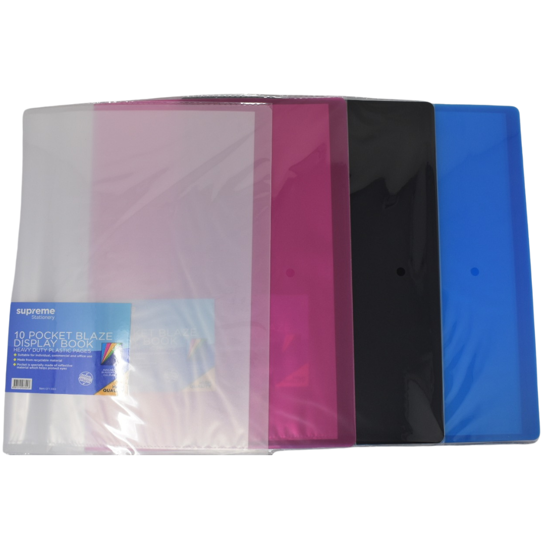 DISPLAY BOOK 10 POCKET ASST (QF1-3003)