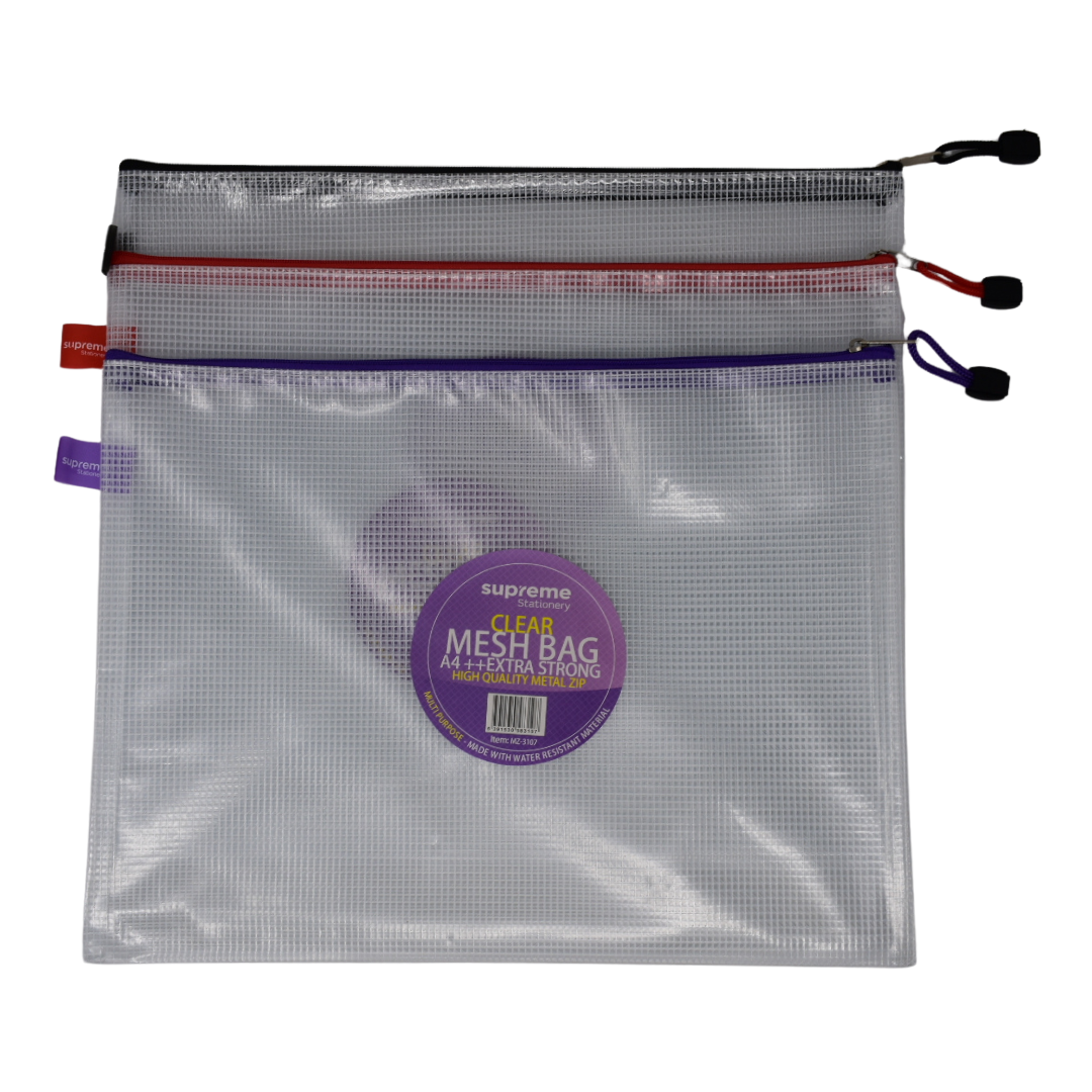 MESH BAG A4+ CLEAR 50MIC (MZ-3107)