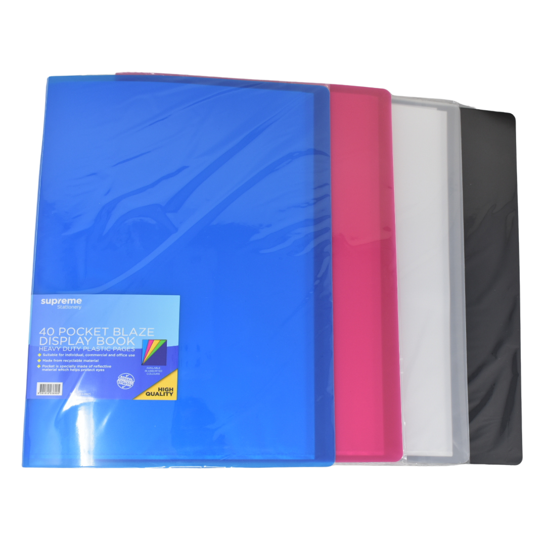 DISPLAY BOOK 40 POCKET ASST (QF4-6905)