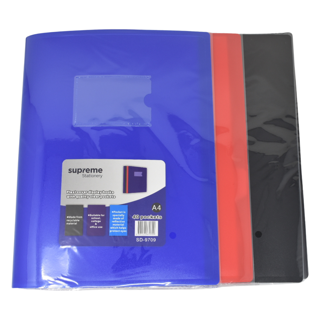 DISPLAY BOOK SOFT 40 POCKET BK (SD-9709)