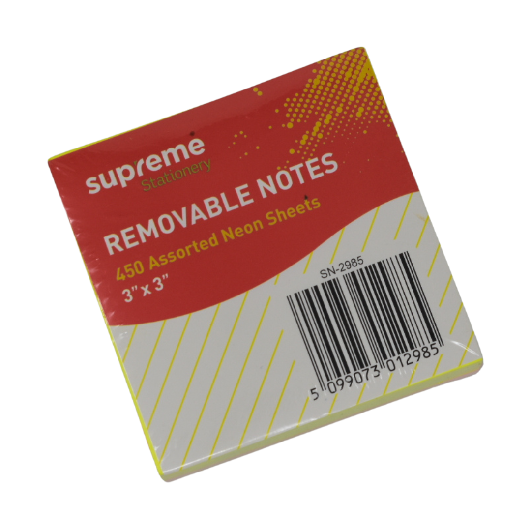 POST IT 3X3 300SHT NEON (SN-2985)