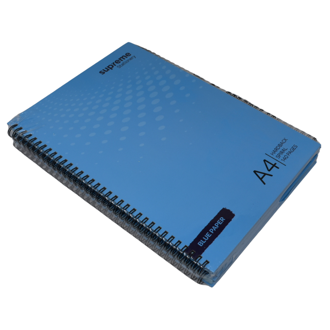 VISUAL AID A4 SPIRAL HBACK BL (VA-1996)