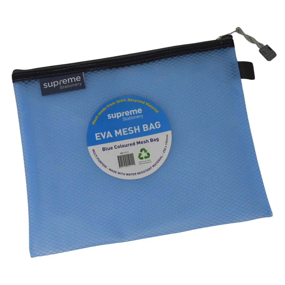 MESH BAG RECYCLE EVA A5 BLUE (MB-2111)