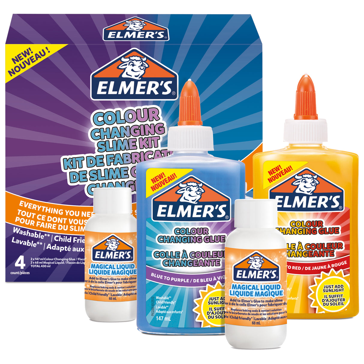 ELMERS COLOUR CHANGE SLIME KIT (2109487)