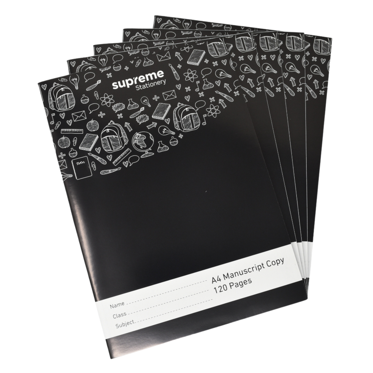 MANUSCRIPT COPY A4 120PG BLK (MB-0578BK)