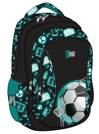 BACKPACK ST 15IN NEON FOOTBALL (BP26)