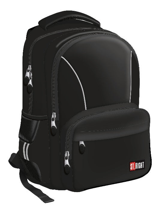 BACKPACK ST 18IN POCKET BLACK (BP-76)