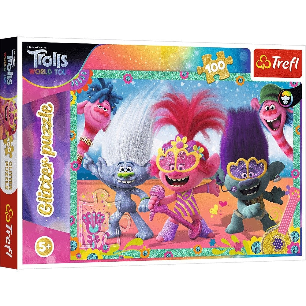 TREFL 100PC JIGSAW SHINY TROLLS (14829)