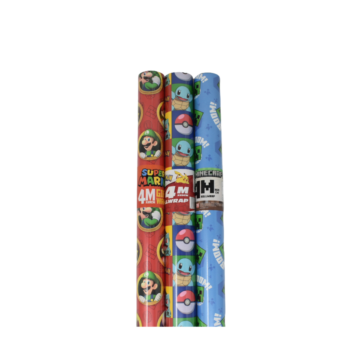 GIFTWRAP 4M LICENCED GAMING DESIGNS (B3)
