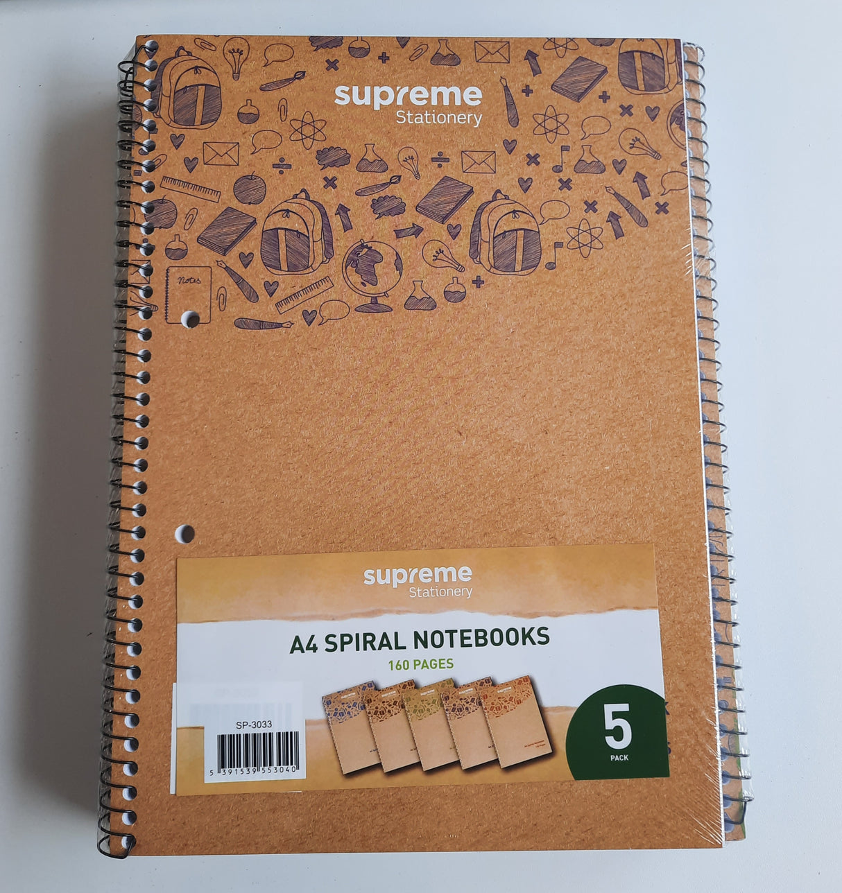 SPIRAL A4 160PG NOTEBOOK (SP-3033)