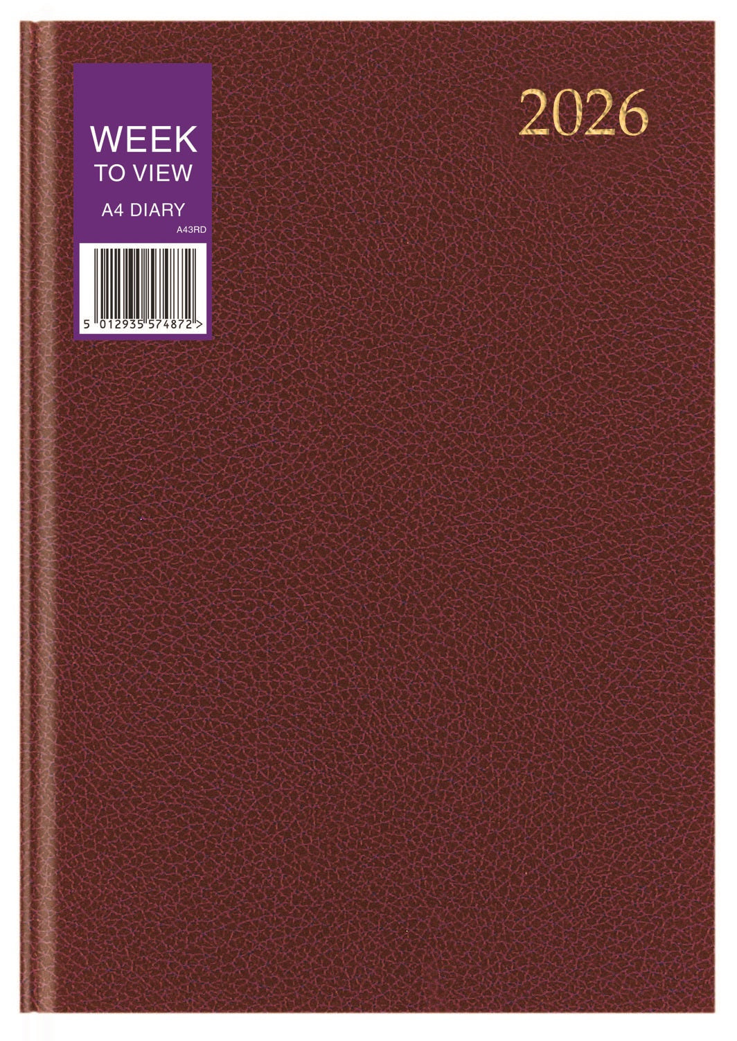 DIARY 2026 A4 WEEK TO VIEW (26-TA43)