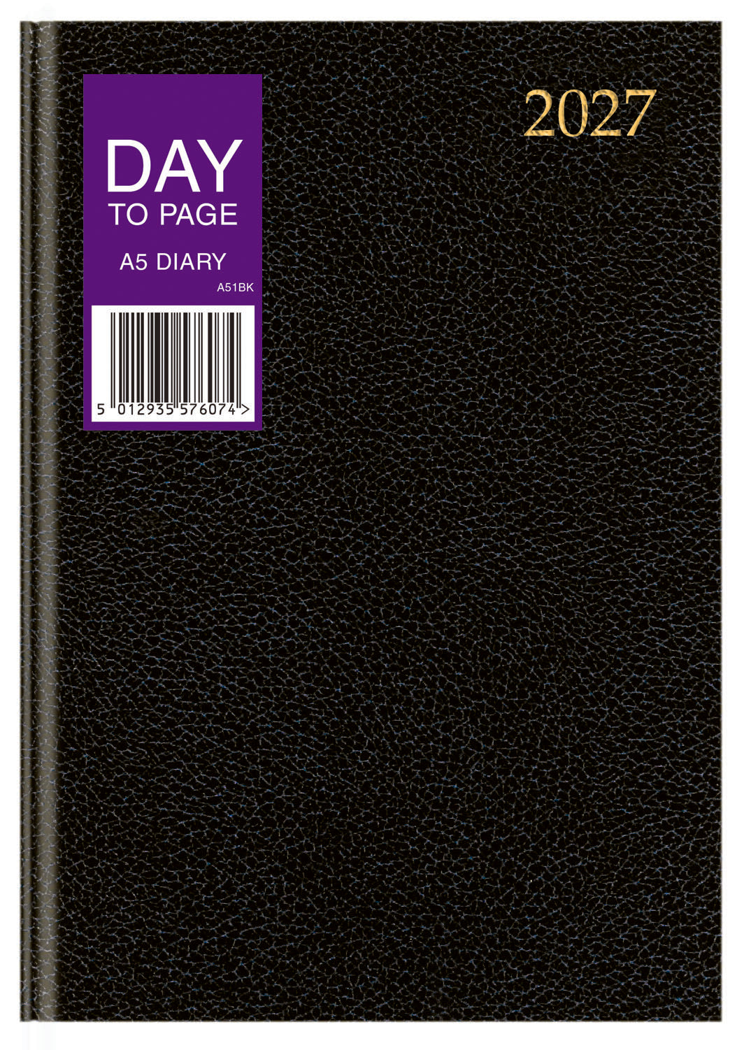 DIARY 2027 A5 PAGE A DAY ASTD (27-TA51)