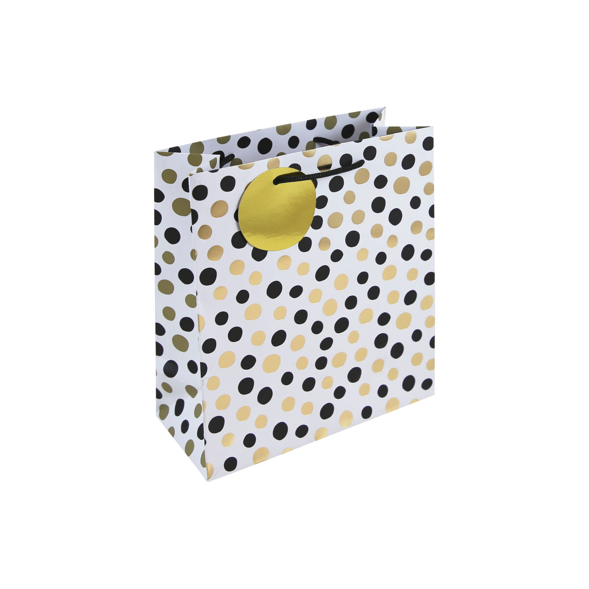 GIFT BAG MONO DOTS MEDIUM (35471-3C)