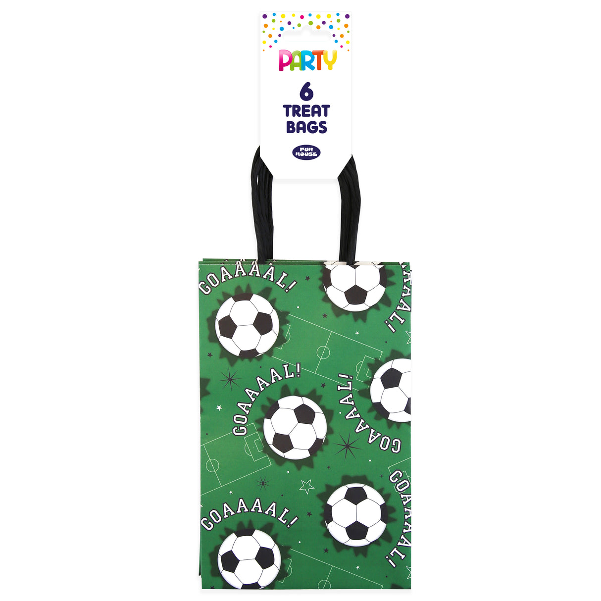 PARTY BAGS 6PK FOOTBALL (37220-FPBE)