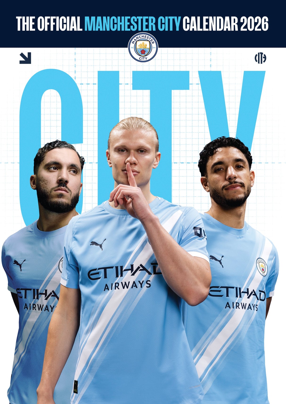 MANCHESTER CITY 2026 A3 CALENDAR (8145)