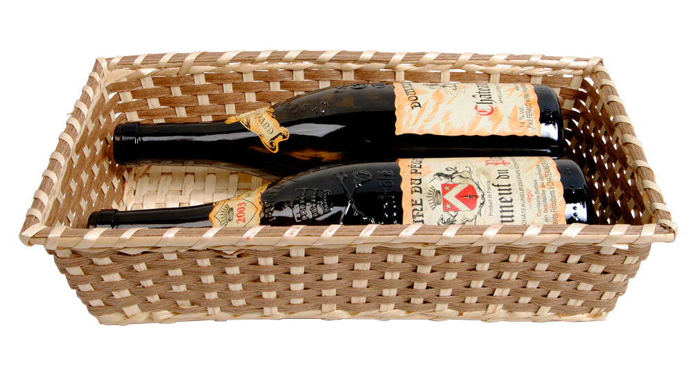 BASKET 2 BOTTLE MULTIWEAVE (475443)