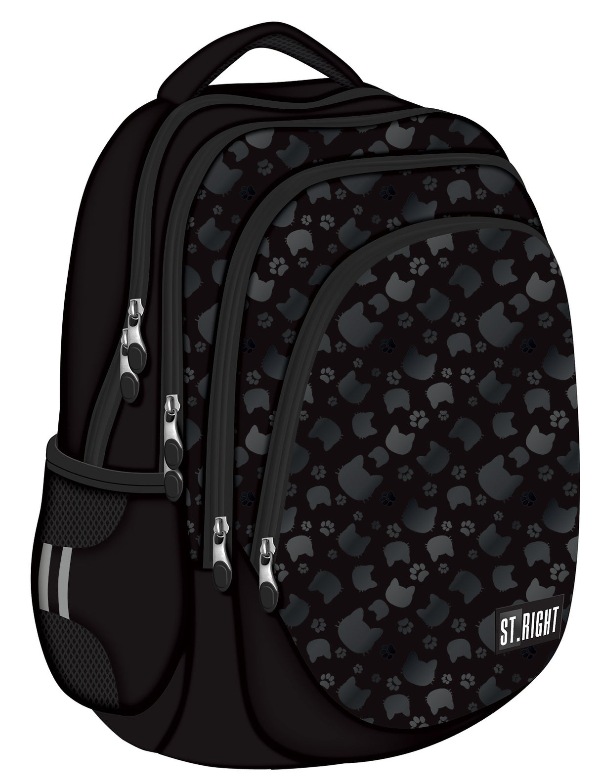 BACKPACK 17IN BLACK CATS (BP-06)