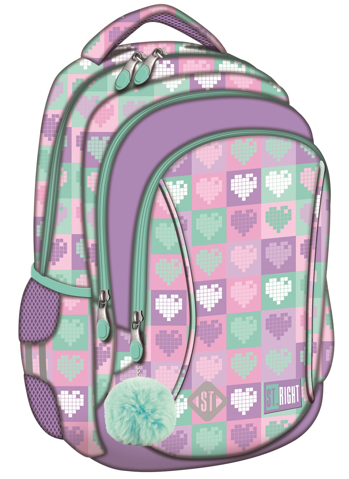 BACKPACK ST 15IN CANDY HEARTS (BP26)