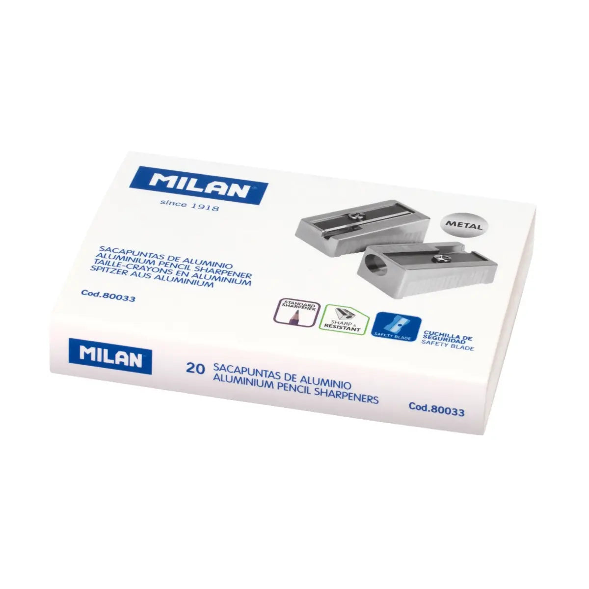MILAN SINGLE AL SHAPENER BOX 20 (80033)
