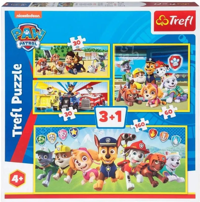 TREFL 3+1 JIGSAW PAW PATROL (90996)