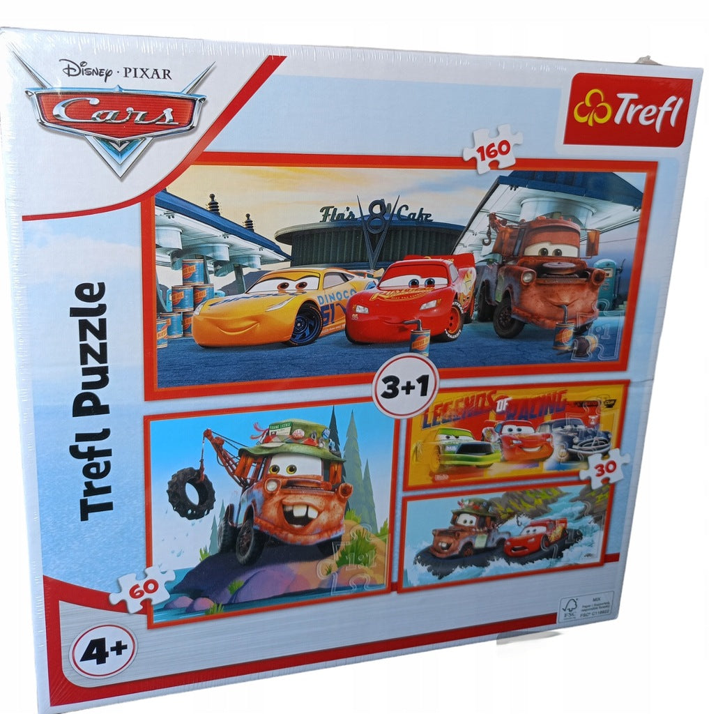 TREFL 3+1 JIGSAW CARS (93243)