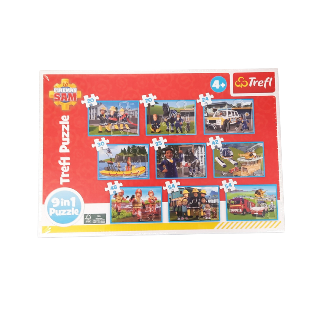 TREFL 9IN1 JIGSAW FIREMAN SAM (93373)
