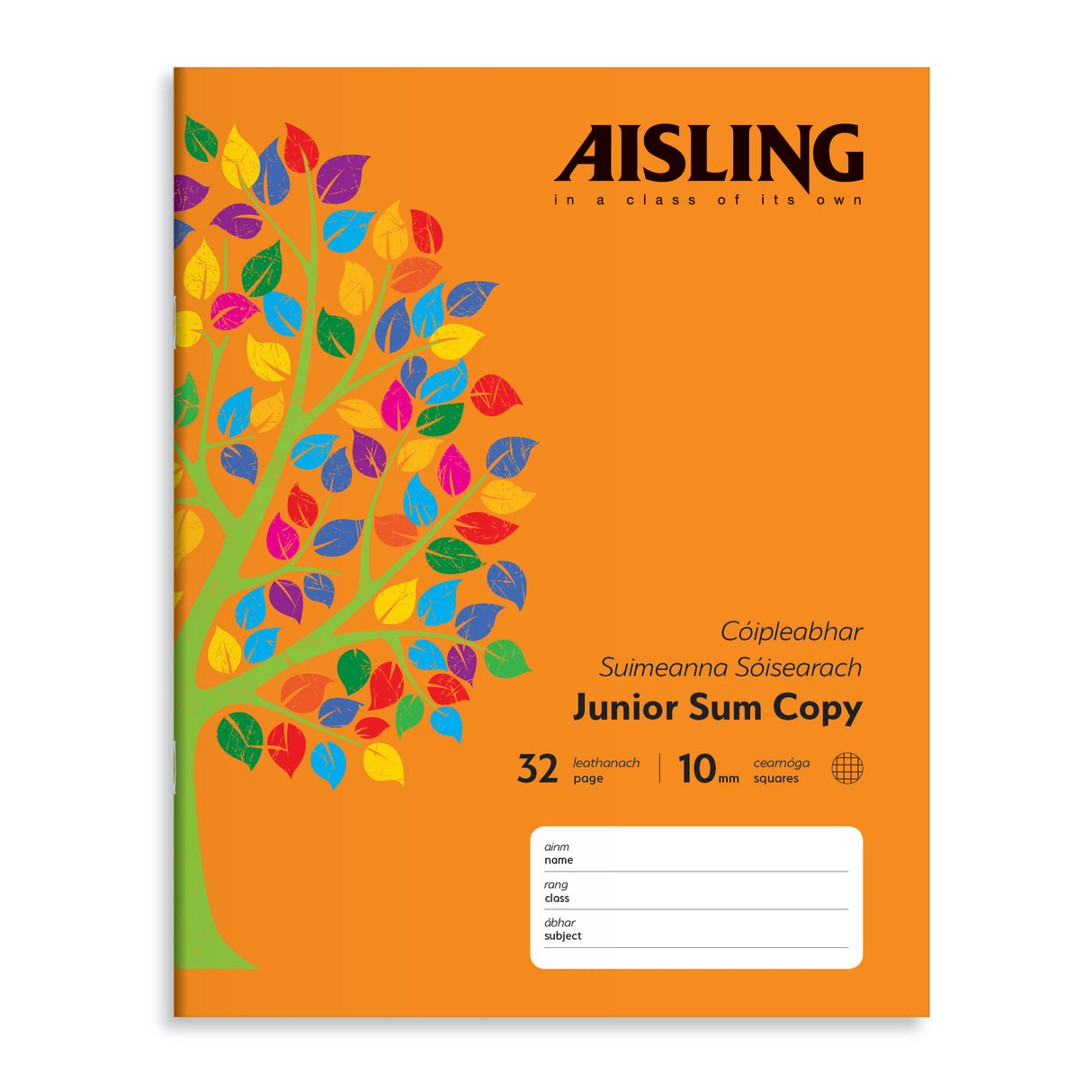 AISLING 32PG SUM COPYBOOK 10MM (ASX310)