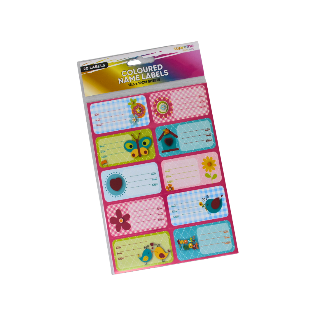 COLOUR NAME LABEL 13.5X19 GIRL (LB-1274)