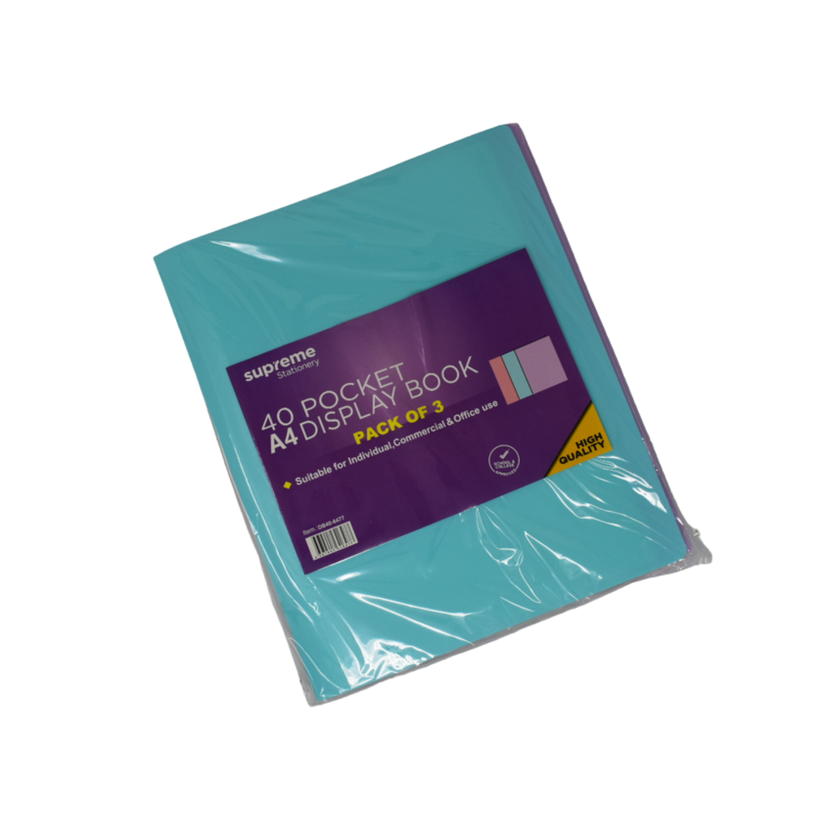 DISPLAY BOOK 40 POCKET 3PK G (DB40-6477)