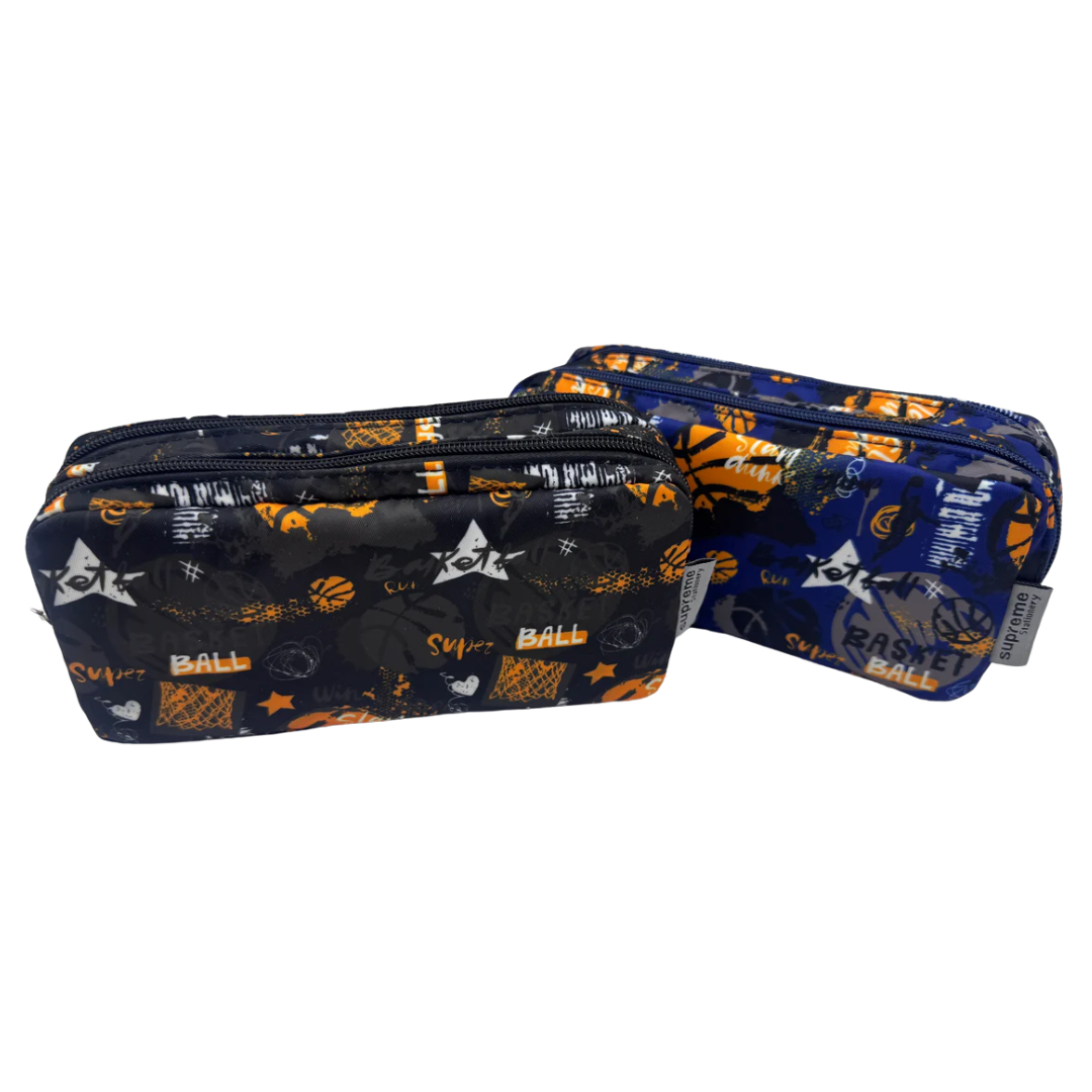 DOUBLE PENCIL CASE BASKETBALL (PC-1854)