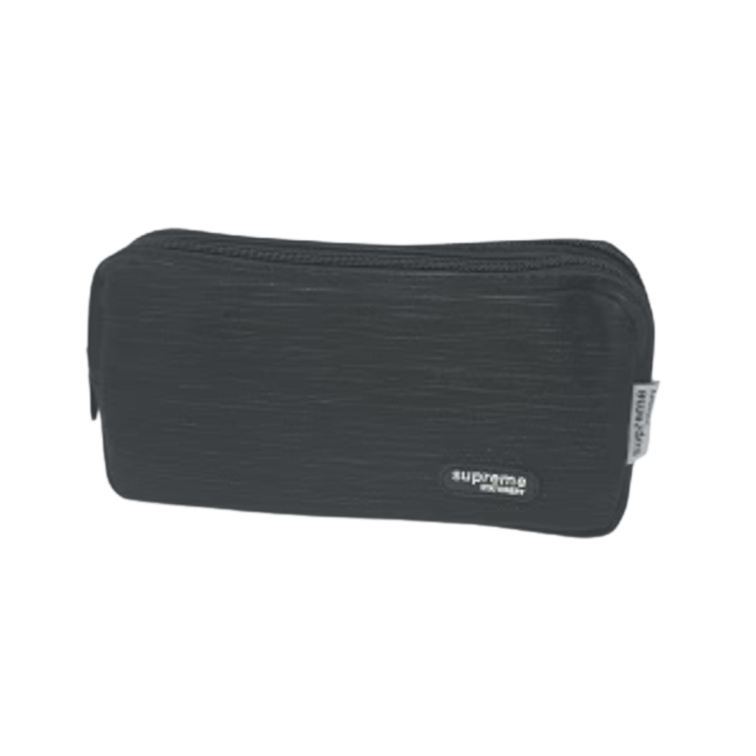 DOUBLE PENCIL CASE BLACK (PC-6021)