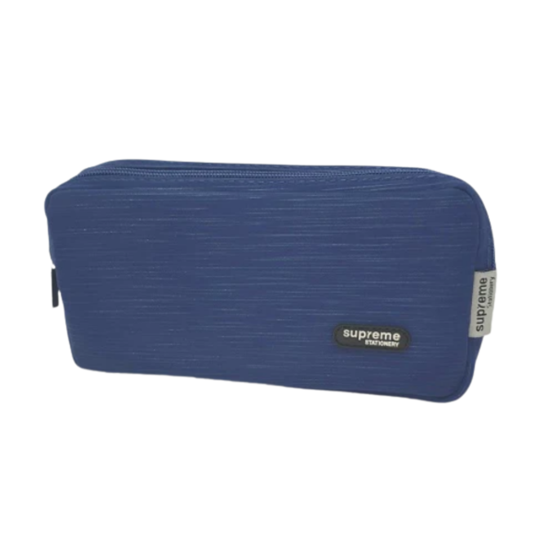 DOUBLE PENCIL CASE BLUE (PC-0049)