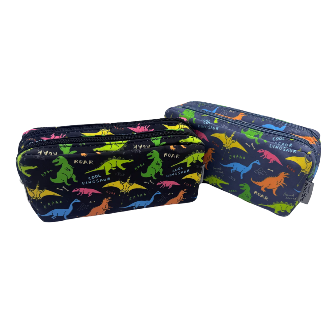 DOUBLE PENCIL CASE DINO (PC-1915)