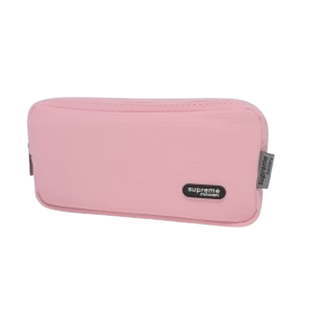 DOUBLE PENCIL CASE LIGHT PINK (PC-0100)