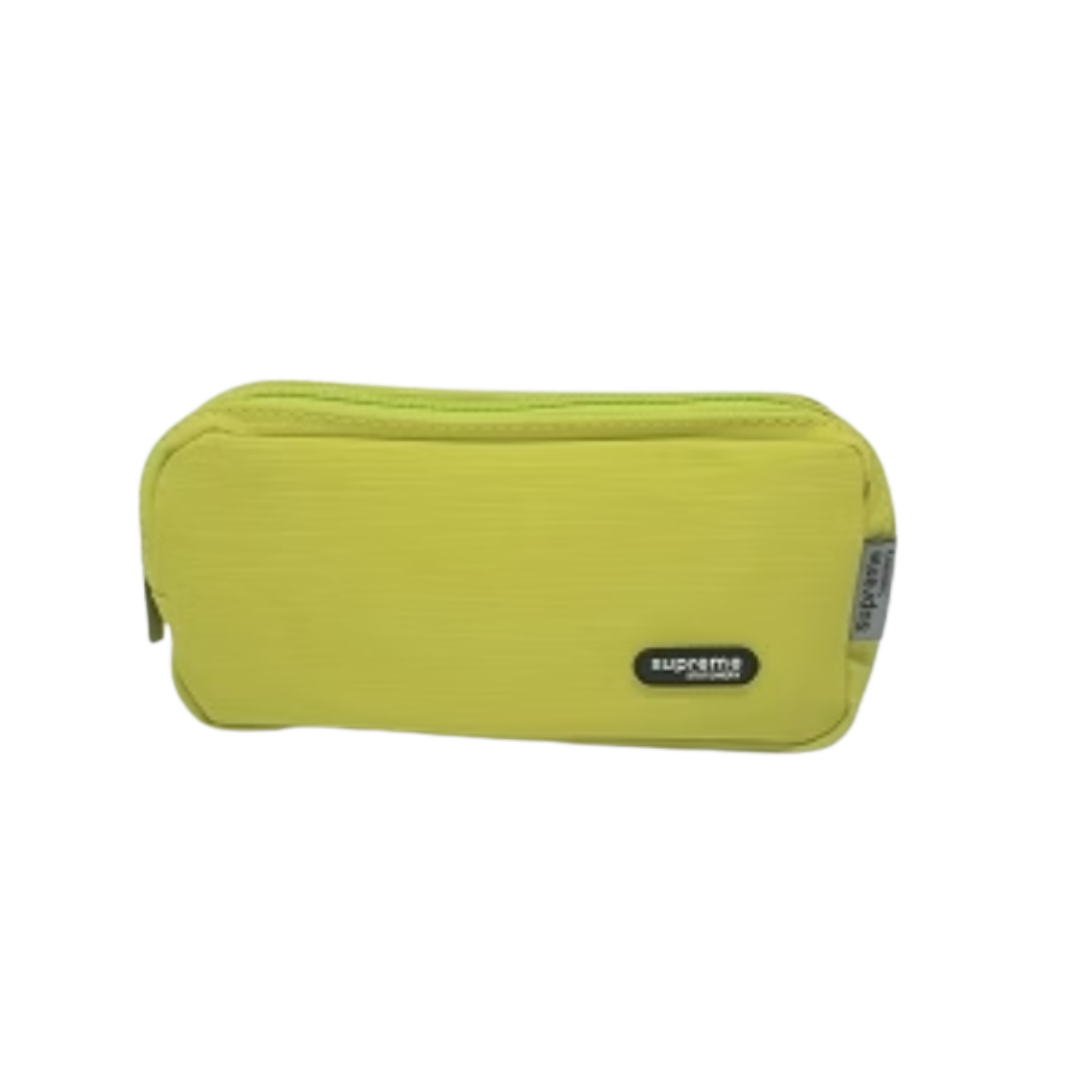 DOUBLE PENCIL CASE LIME GREEN (PC-5956)