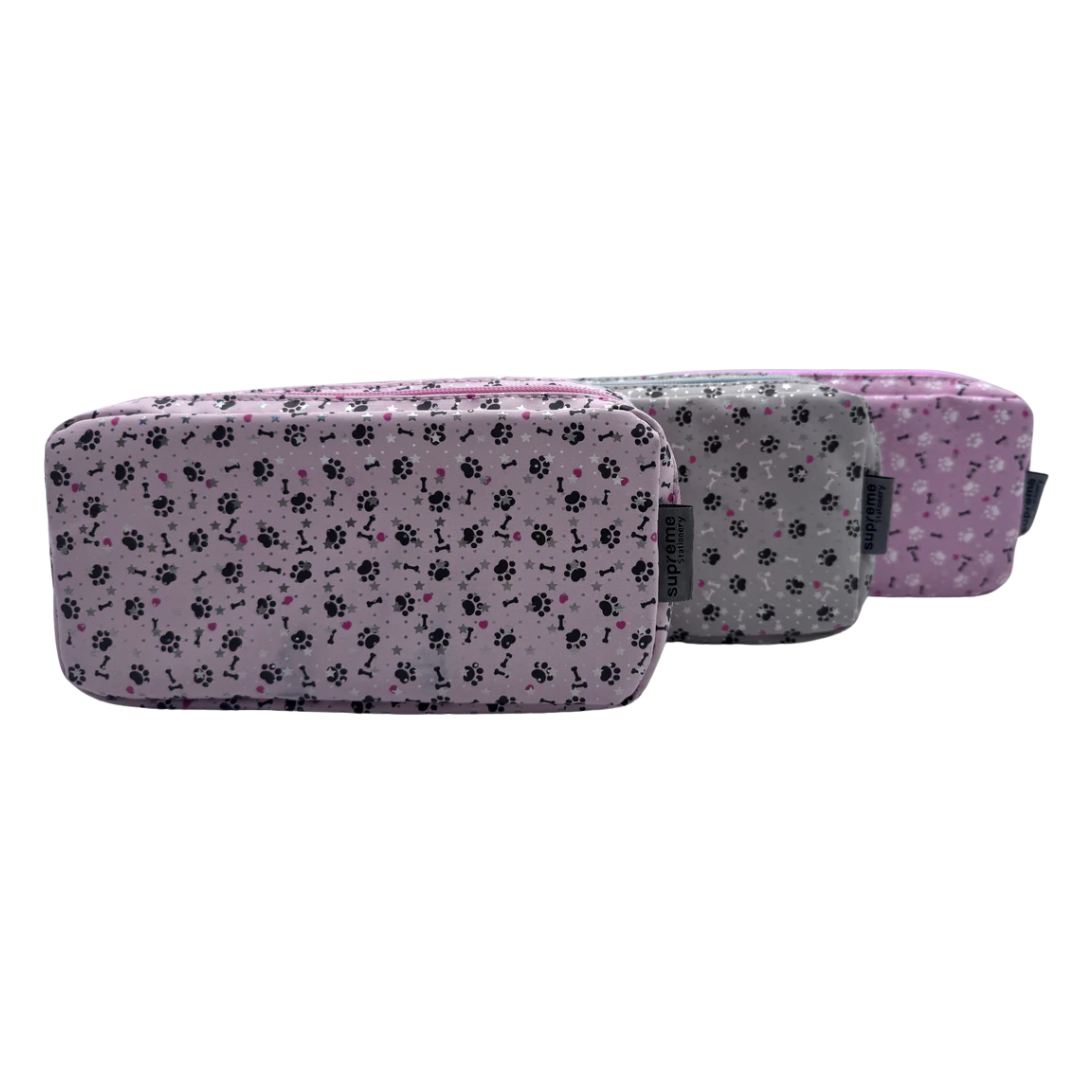 DOUBLE PENCIL CASE PAWS (PC-1892)