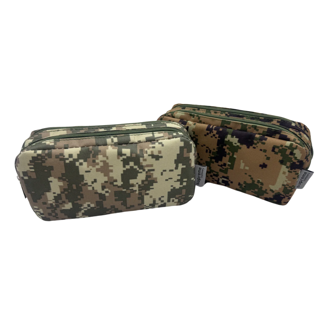 DOUBLE PENCIL CASE PIXEL CAMO (PC-1823)