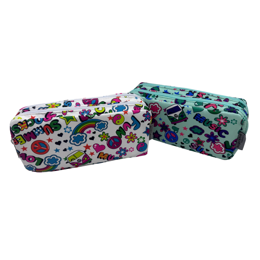 DOUBLE PENCIL CASE RETRO (PC-1717)