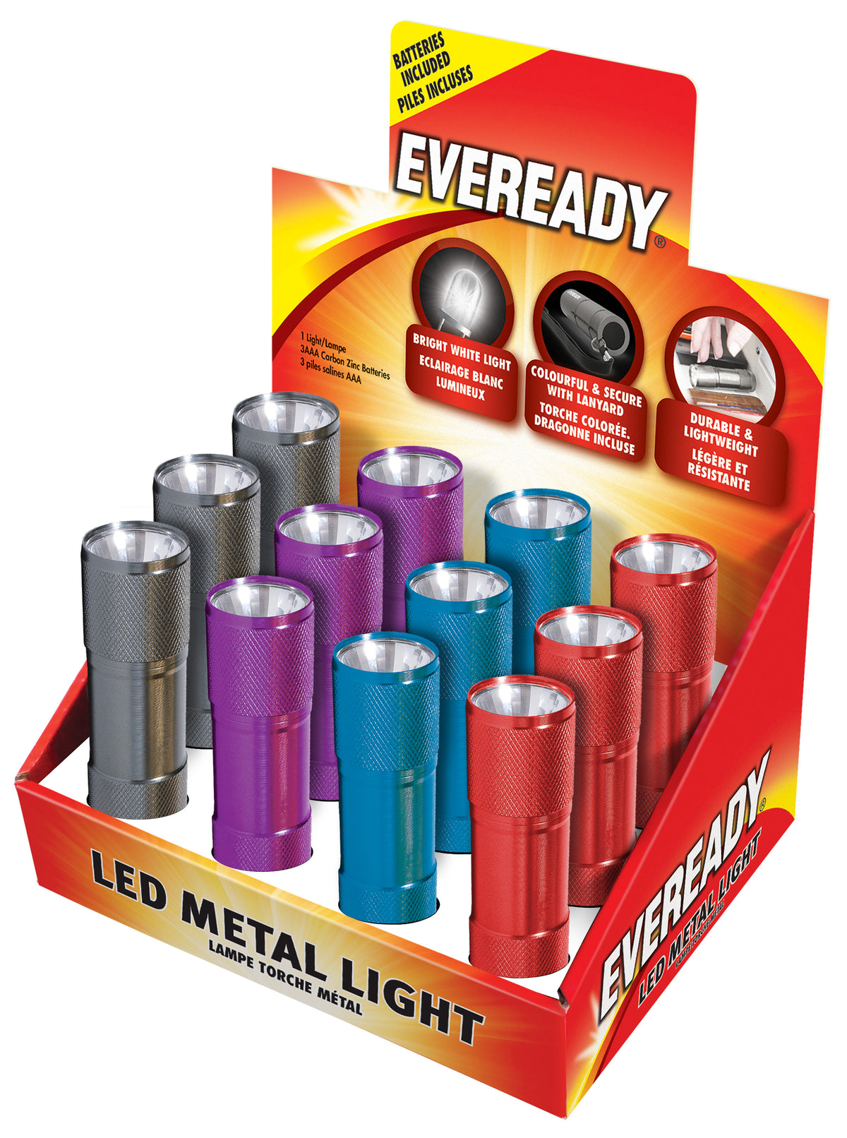 EVEREADY LED METAL TORCH CDU12 (50LMCDU)