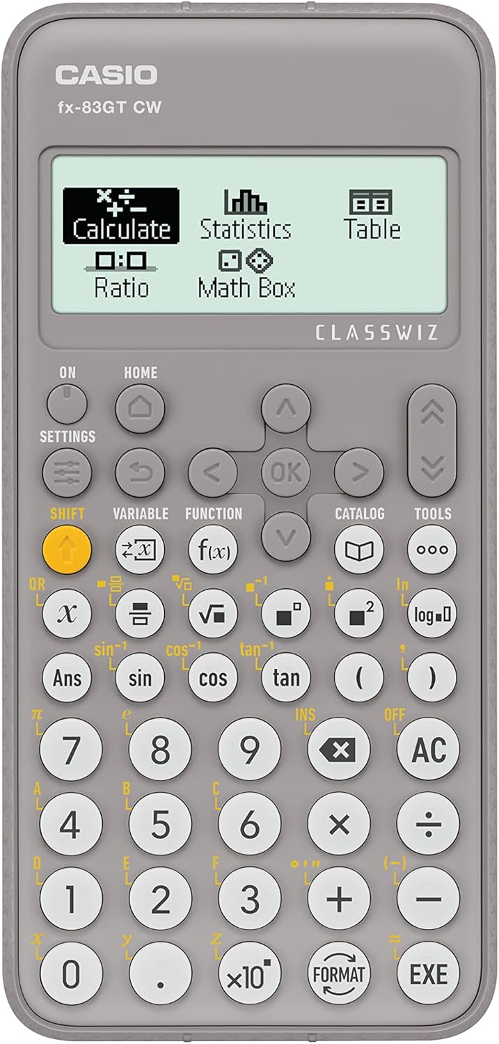 CASIO CALCULATOR GREY (FX 83GTCW+)