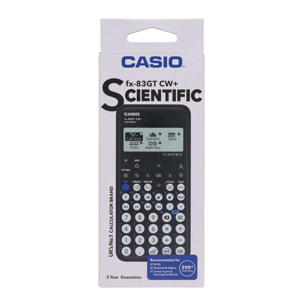 CASIO CALCULATOR BLK (FX 83GTCW+)